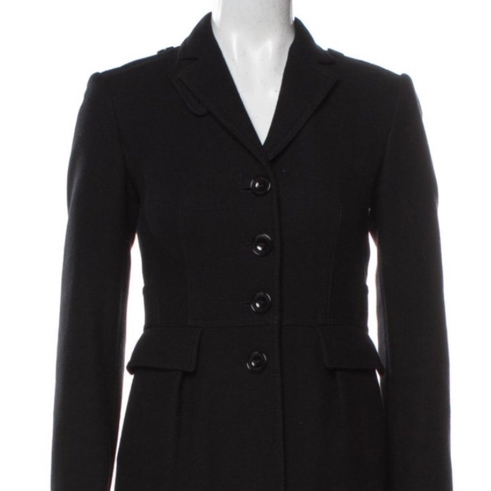 Burberry Brit Wool Coat Black Size 0
